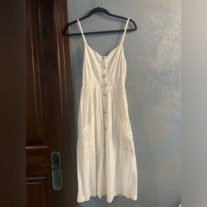 Altar’d State White Linen Dress